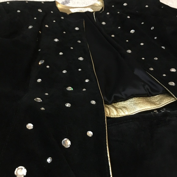 CACHE Leather Jacket Size S - Picture 2 of 4